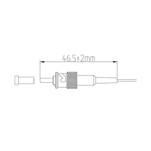 0.9mm ST Connector length