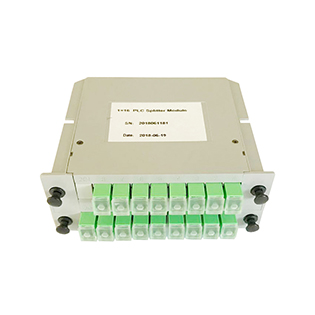 1*16 Insertion Module PLC Splitter with Transparent Dust Cover and Endface Inspection in Spain