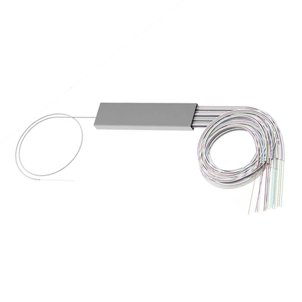 1*32 Mini Type PLC Splitter MicroType Blockless Package 900um White Loose Tube 1m G.657A1 Fiber
