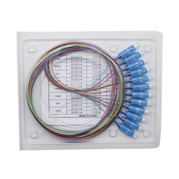 12 Colors Fiber Optic Patchcords & Pigtails - Plastic Blister Box Packing - 2
