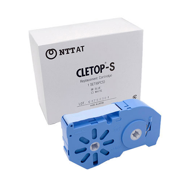14110700 CLETOP-S Replacement Cartridge Blue and Packing Box