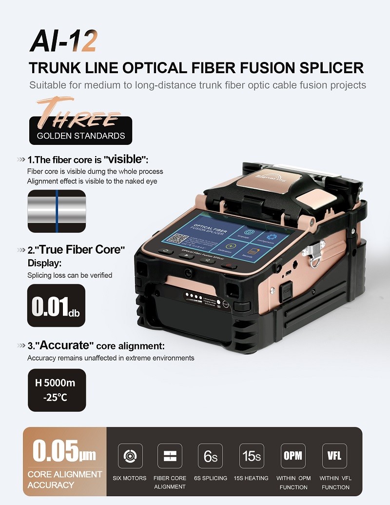 1Signal Fire AI-12 Optical Fiber Fusion Splicer - Description