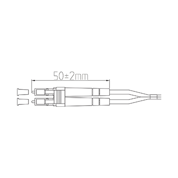 2.0mm3.0mm LC DX Connector Length