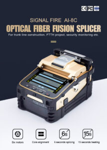 AI-8C Optical Fiber Fusion Splicer - For Trunk Cable Welding
