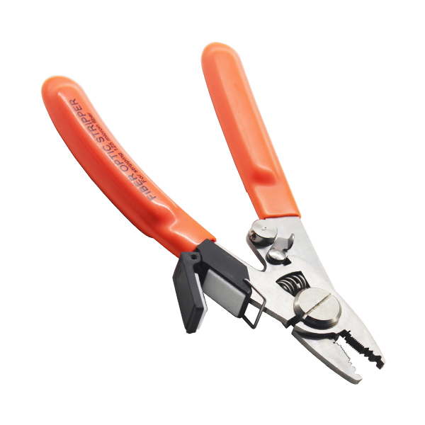 CFS-5 Five-hole 7-IN-1 Stainless Steel Fiber Optic Stripper with Fiber Optic Cleaning Clip