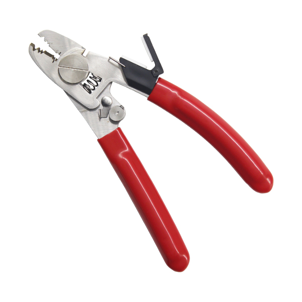 CFS-5S Five-hole 7-IN-1 Stainless Steel Fiber Optic Stripper - with Optical Fiber Cleaning Clip