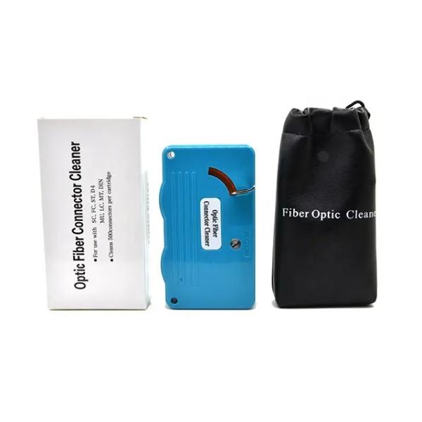Fiber Optic Cleaning Kit - Cassette Cleaner For SC/FC/LC/ST Connectors With 500+ Cleans
