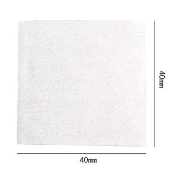 CLW-2-4 4×4cm Mini Non-woven Cleaning Wipes - Size