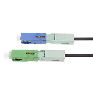 Clip Type SC Field Mountable Connector for Flat Drop Cable