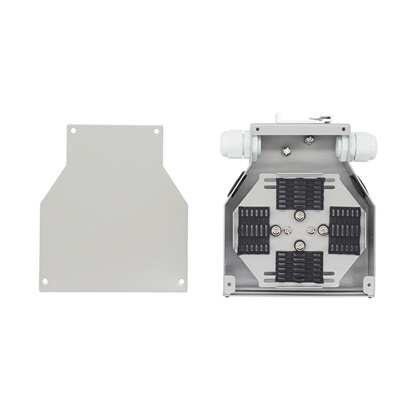 DIN Rail Mounted Fiber Optic Terminal Box - Open