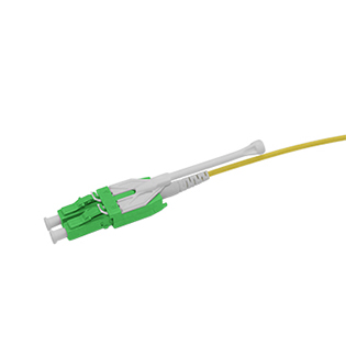 Duplex LC/APC Uniboot Fiber Optic Connector with Pull Tab