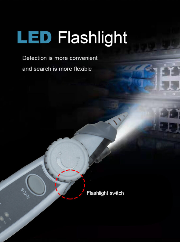 ET612 ET613 Network Cable Tester - LED Flashlight