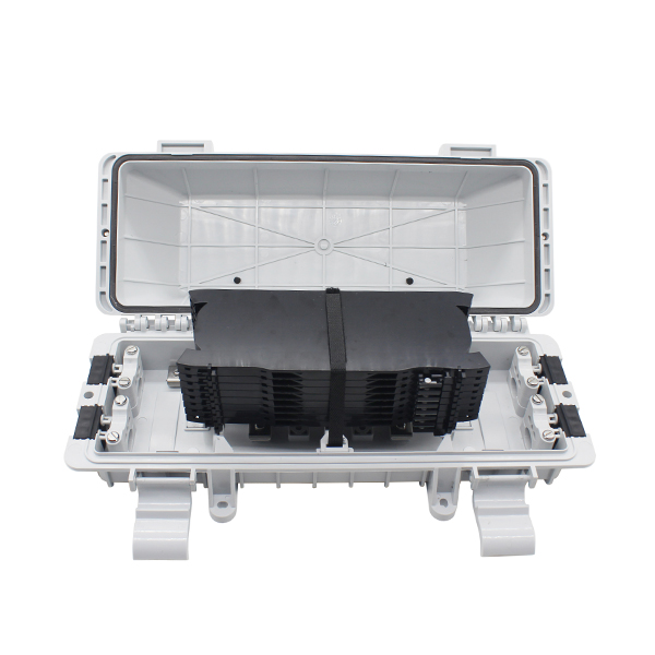 FOSC-3017 Inline Type 4 Port Wall-mounted 128 Fibers Fiber Optic Splice Closure FOSC