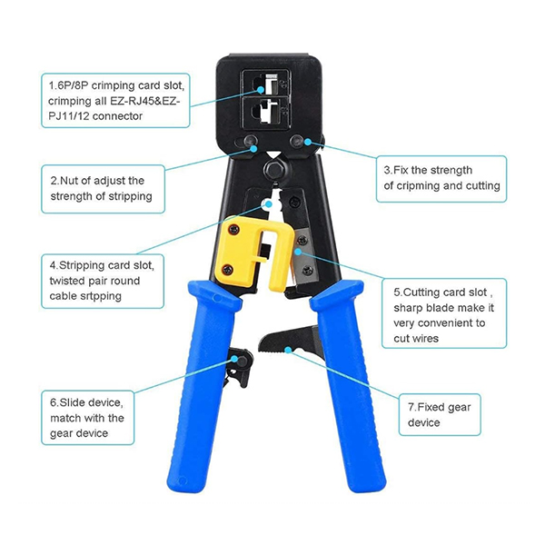 HT-220 6P 8P Network Crimping Tool - Details