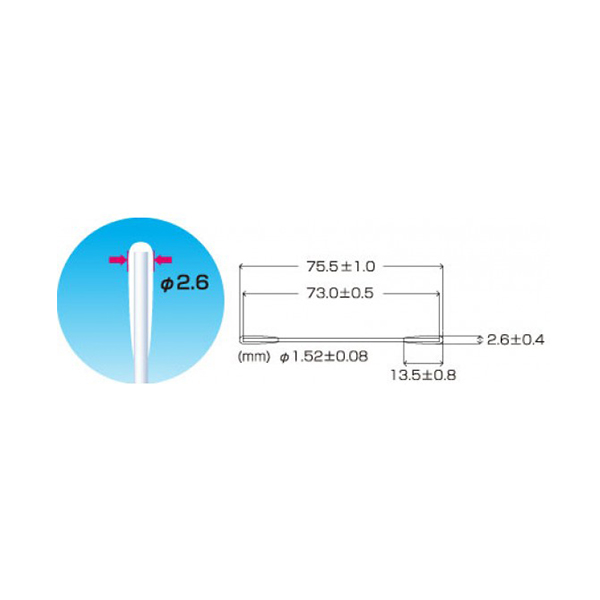 HUBY-340 BB-002 Micro Cotton Swabs - Size