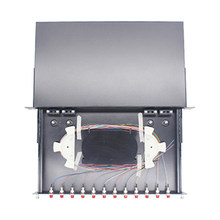 MAY-FPP-3007 Drawer Type Fiber Optic Patch Panel with 12pcs FC Adapters 315
