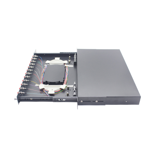 MAY-FPP-3007 Drawer Type Fiber Optic Patch Panel with 12pcs FC Adapters 4