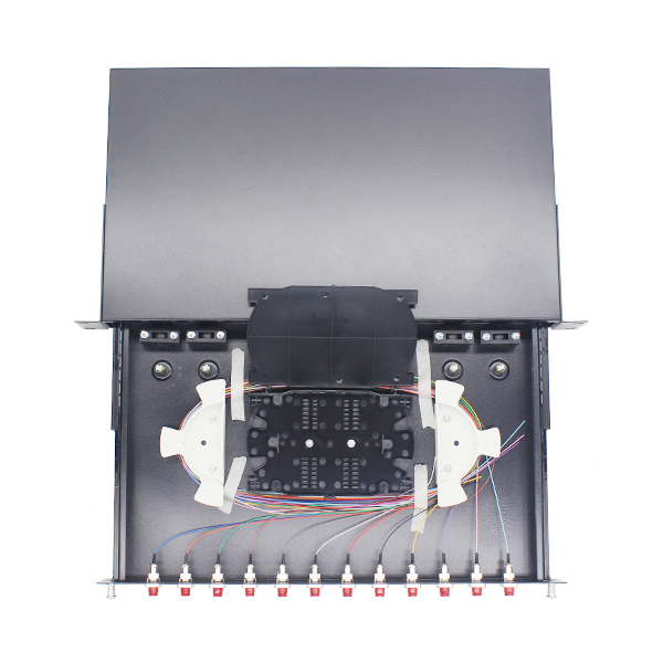 MAY-FPP-3007 Drawer Type Fiber Optic Patch Panel with 12pcs FC Adapters 6
