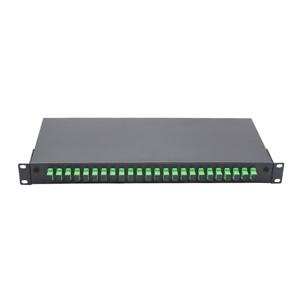 MAY-FPP-3008 No Rail Drawer Type Fiber Optic Patch Panel with 24pcs SCAPC Adapters