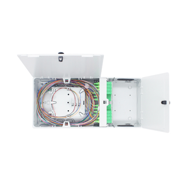 MAY-FSB-3202 32 Fibers Indoor MDU Fiber Distribution Box - 32pcs of SC Adapters and Pigtails