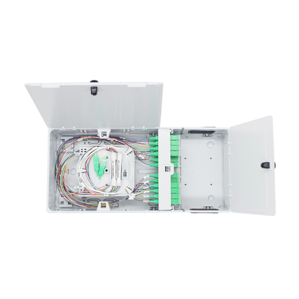MAY-FSB-3202 32 Fibers Indoor MDU Fiber Distribution Box with Blockless PLC Splitter