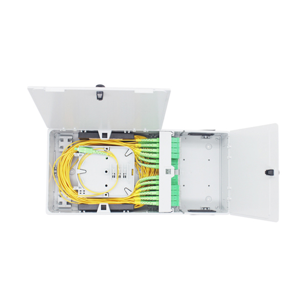 MAY-FSB-3202 32 Fibers Indoor MDU Fiber Splitter Box with Plastic Box PLC Splitters