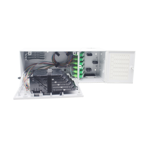 MAY-FSB-4801 48 Fibers Indoor MDU Fiber Splitter Box - 6 Trays