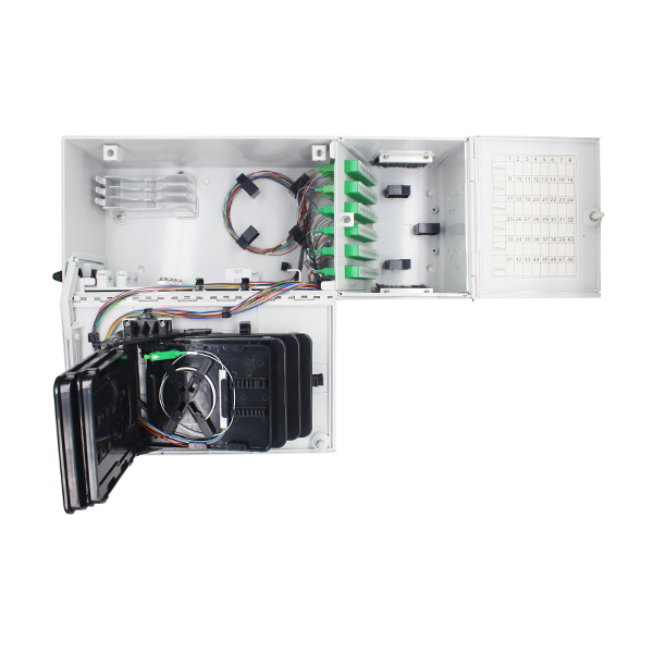 MAY-FSB-4801 48 Fibers Indoor MDU Fiber Splitter Box with Blockless PLC Splitter