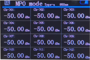 MAY120 MPO Optical Power Meter - Multi-channel power meter