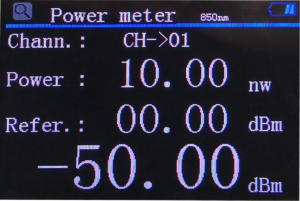 MAY120 MPO Optical Power Meter - Single Channel Power Meter