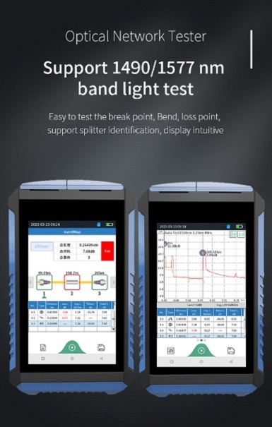 MAY440 Mini OTDR - 1550nm Live Test