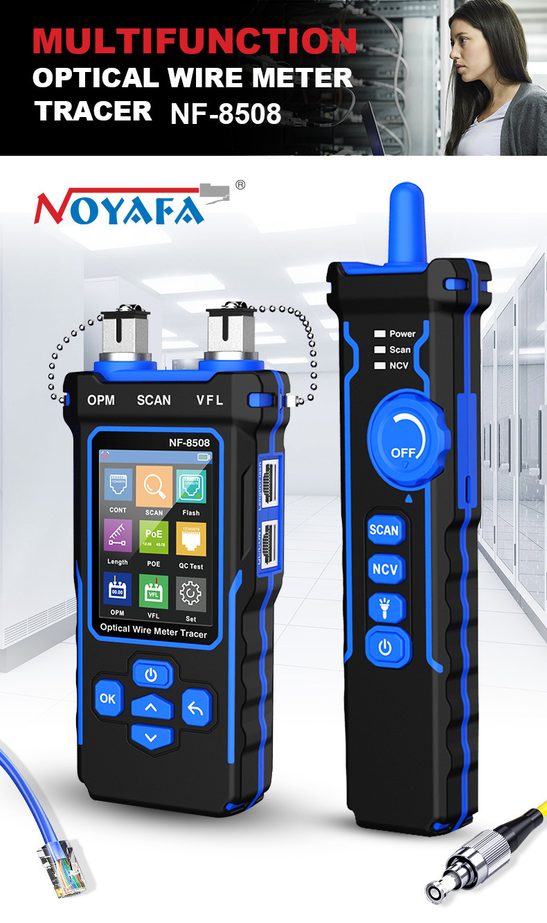 NOYAFA NF-8508 Multifunction Optical Wire Meter Tracer - 1