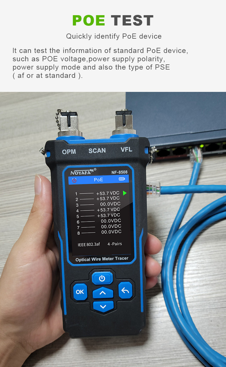 NOYAFA NF-8508 Multifunction Optical Wire Meter Tracer - 7