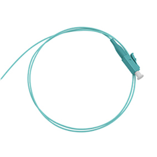 OM3 LC Aqua Fiber Optic Pigtail