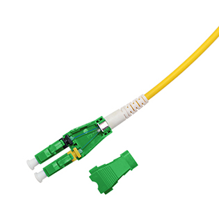 Polarity Switchable LC/APC Uniboot Duplex Fiber Optic Connector - Type A