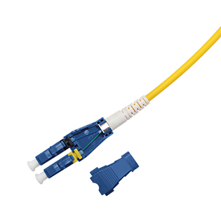 Polarity Switchable LC/UPC Uniboot Duplex Fiber Optic Connector - Type A