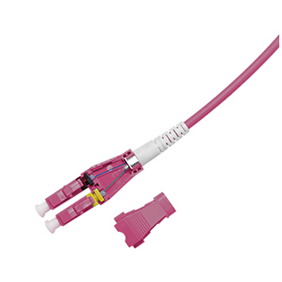 Polarity Switchable LC/UPC Uniboot Duplex OM4 Fiber Optic Connector - Type A