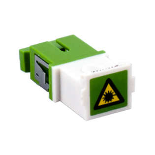 SM SC Adapter with Green Laser Label and Auto Shutter