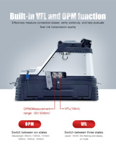 Signal Fire AI-10A Optical Fiber Fusion Splicer with VFL and OPM