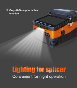 Signal Fire AI-6A Optical Single Fiber Fusion Splicer - Light