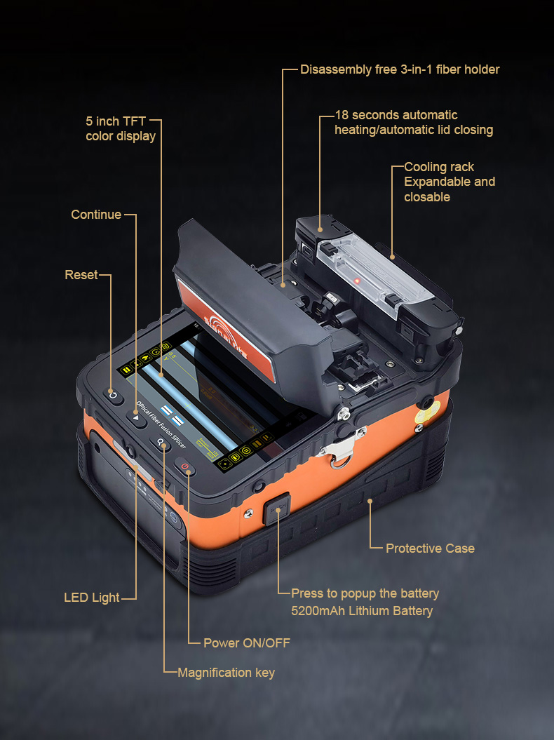 Signal Fire AI-6C Optical Fiber Fusion Splicer | Fiber Optic ...
