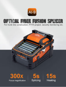 Singal Fire AI-9 Optical Fiber Fusion Splicer - 5s Splicing and 15s Heating