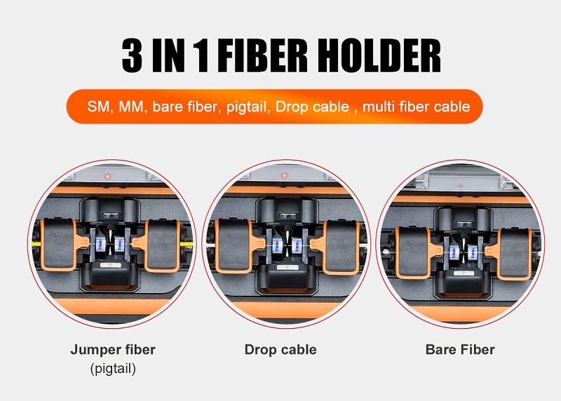 Single Fire AI-9 Fiber Optical Fusion Splicer - 3 in 1 Fiber Holder