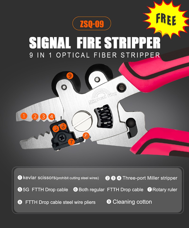 Single Fire AI-9 Fiber Optical Fusion Splicer - Free Signal Fire Stripper Included