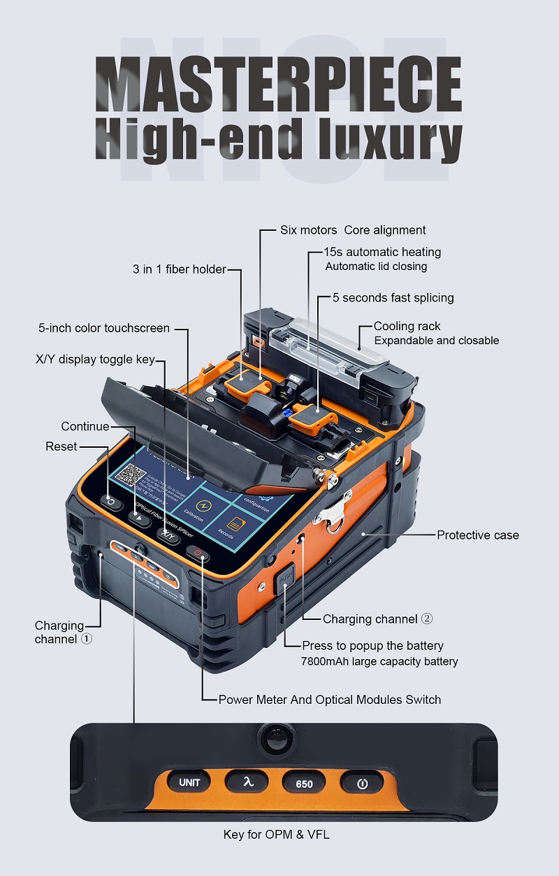 Single Fire AI-9 Fiber Optical Fusion Splicer - Masterpiece