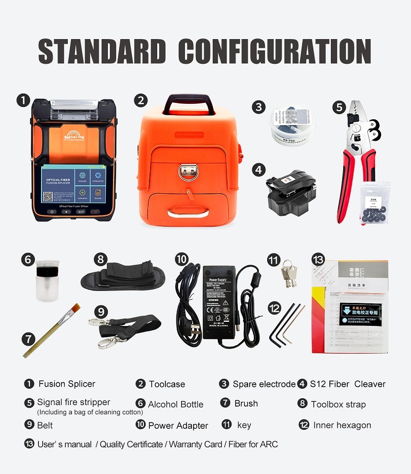 Single Fire AI-9 Fiber Optical Fusion Splicer - Standard Configuration