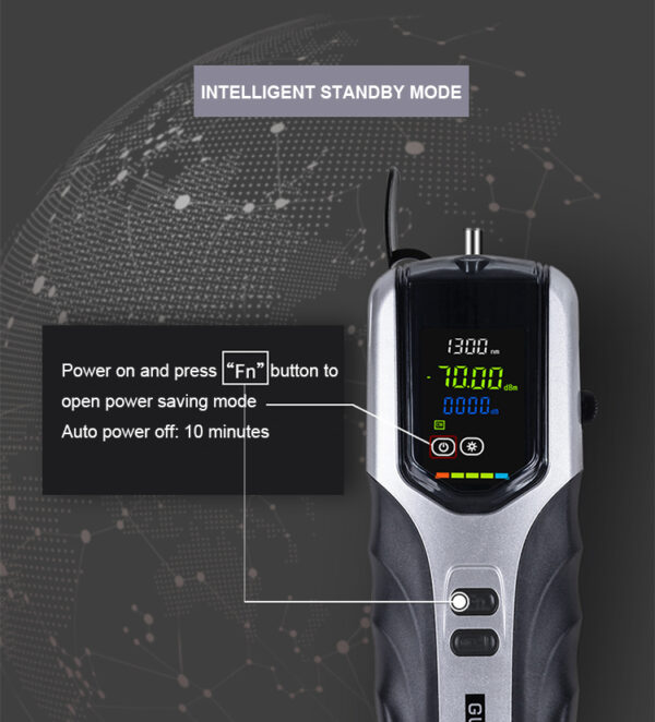 intelligent standby mode of MAY11 Optical Power Meter