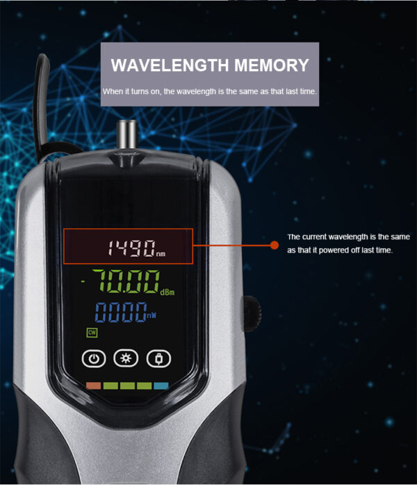 wavelength memory of MAY11 Optical Power Meter